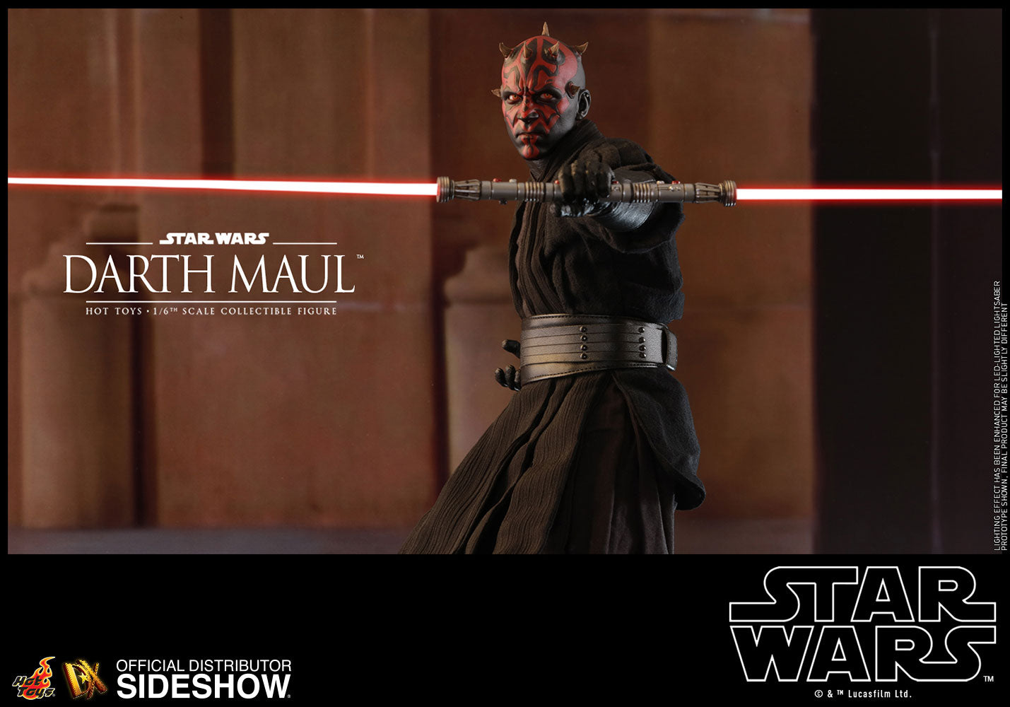 Hot Toys Darth Maul Star Wars Phantom Menace 1/6 Scale Figure - Collectors Row Inc.