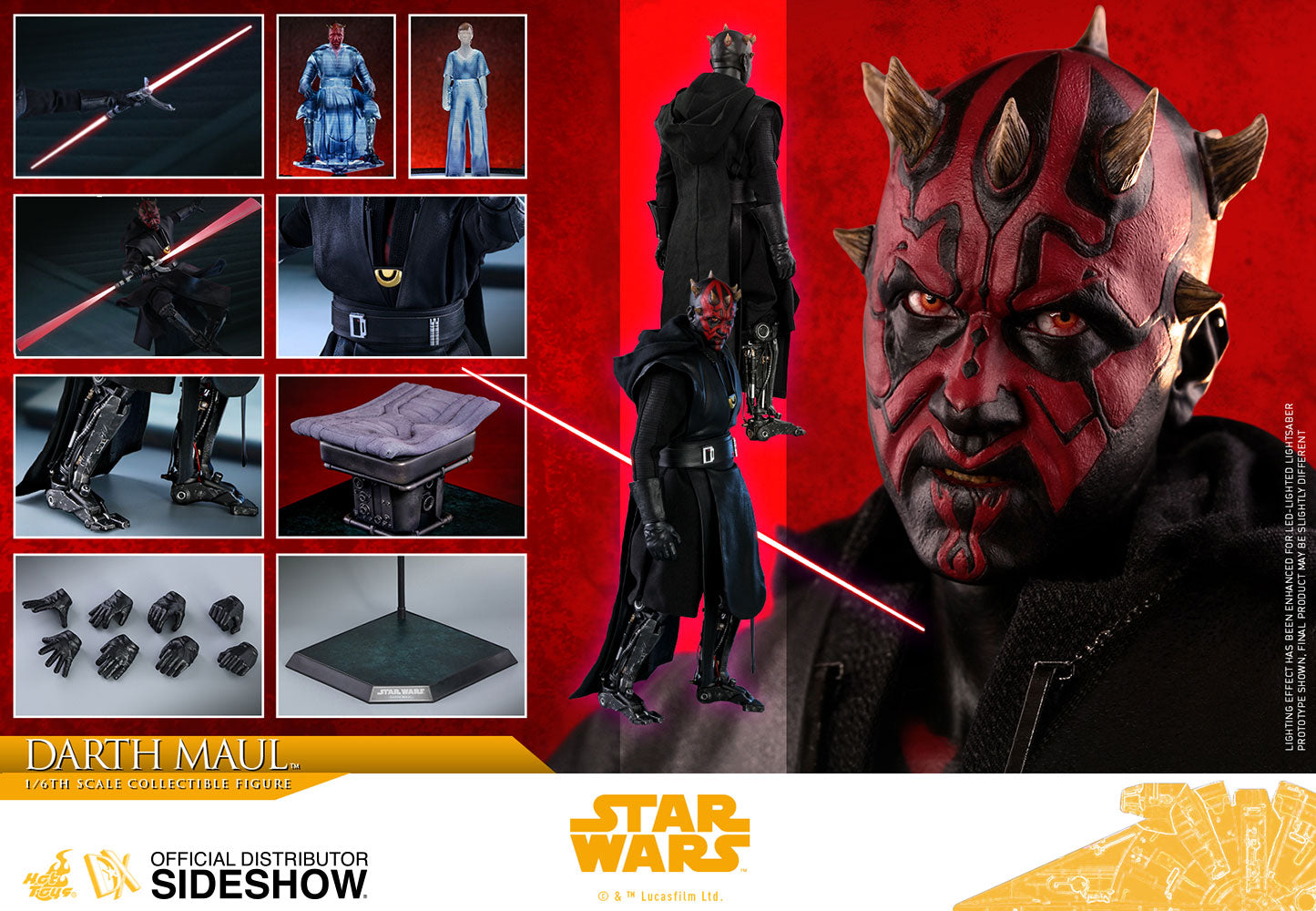 Darth Maul Sixth Scale Figure - Collectors Row Inc.