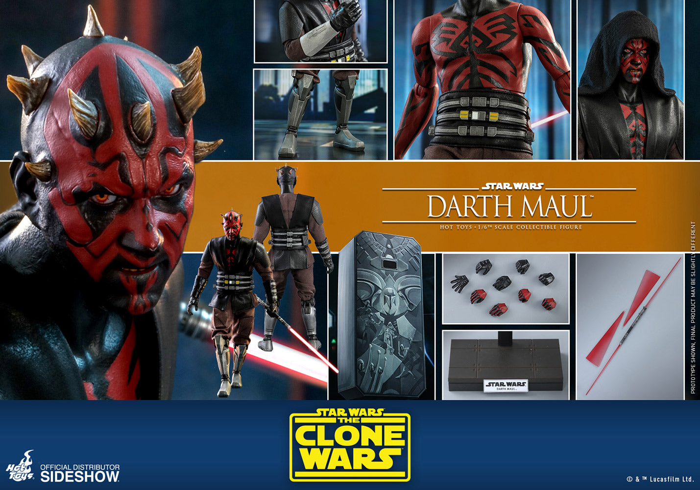 Darth Maul™ Star Wars: The Clone Wars Sixth Scale Figure
