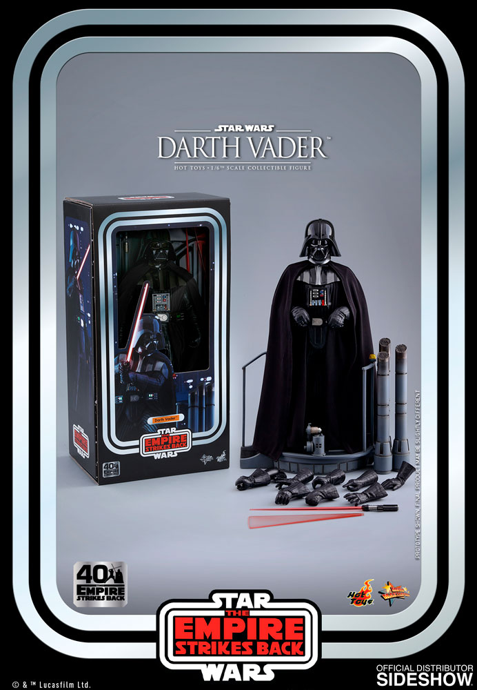 Darth Vader Star Wars: The Empire Strikes Back 40th Anniversary Sixth Scale Figure - Collectors Row Inc.