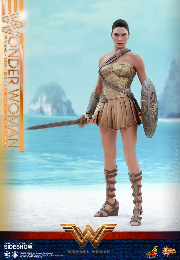 Hot Toys Wonder Woman Training Armor Version- Wonder Woman - Movie Masterpiece Series - Sixth Scale Figure - Collectors Row Inc.