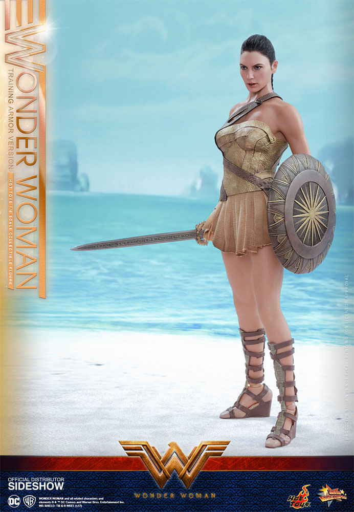 Hot Toys Wonder Woman Training Armor Version- Wonder Woman - Movie Masterpiece Series - Sixth Scale Figure - Collectors Row Inc.