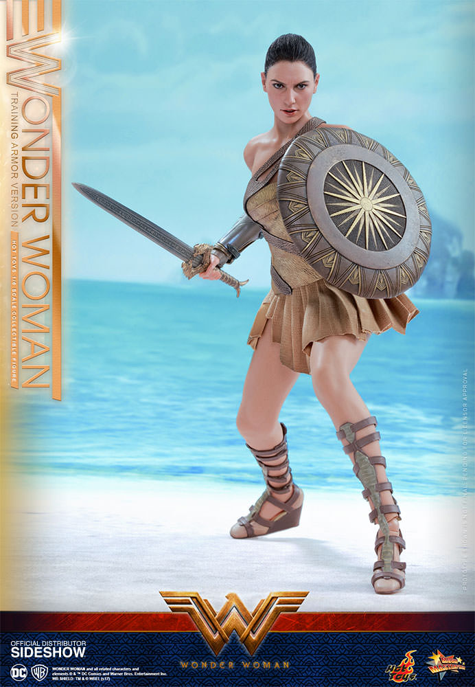 Hot Toys Wonder Woman Training Armor Version- Wonder Woman - Movie Masterpiece Series - Sixth Scale Figure - Collectors Row Inc.