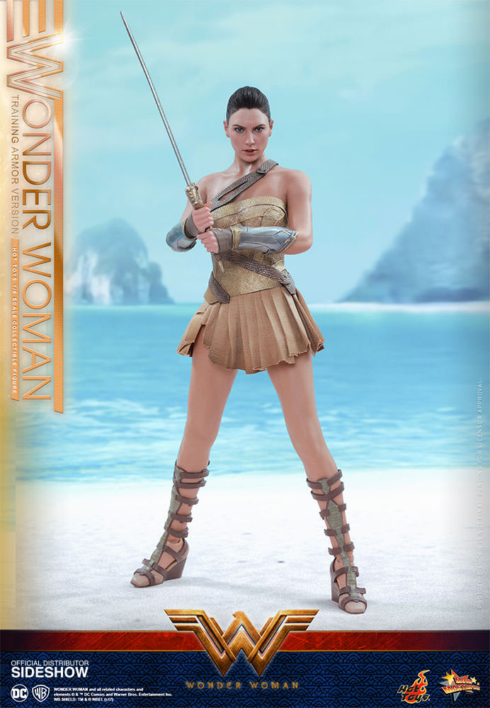 Hot Toys Wonder Woman Training Armor Version- Wonder Woman - Movie Masterpiece Series - Sixth Scale Figure - Collectors Row Inc.