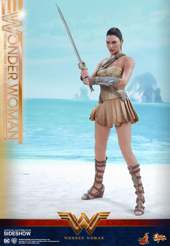 Hot Toys Wonder Woman Training Armor Version- Wonder Woman - Movie Masterpiece Series - Sixth Scale Figure - Collectors Row Inc.
