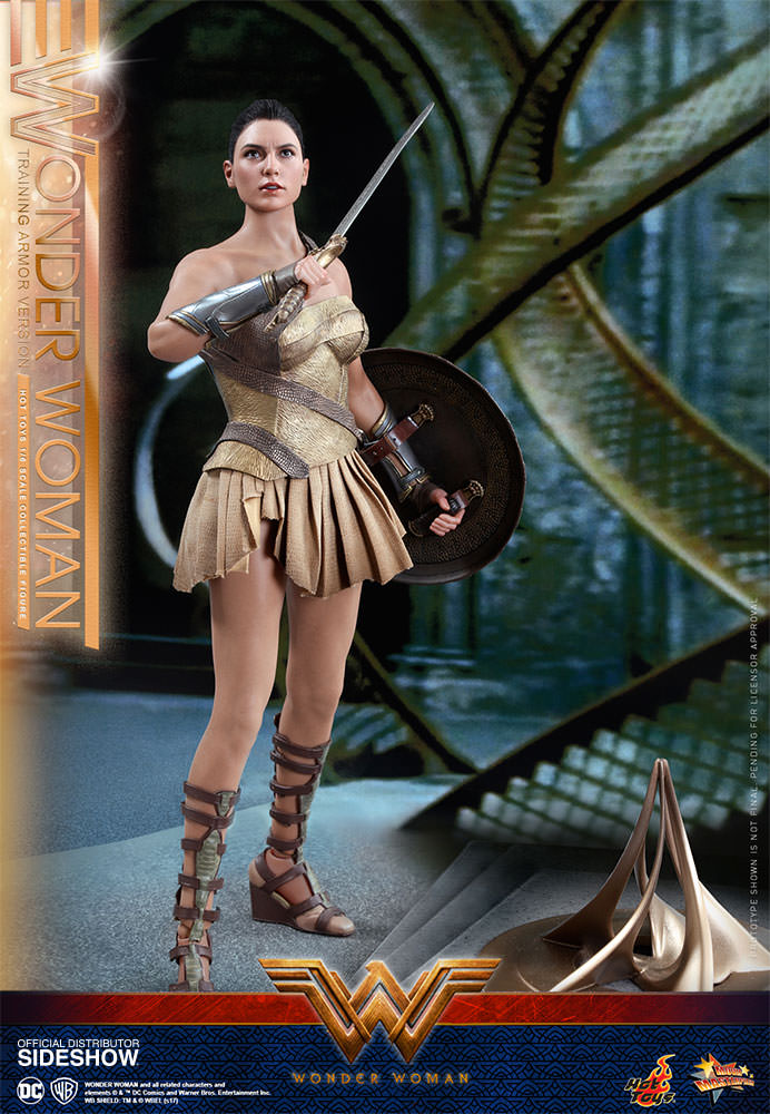 Hot Toys Wonder Woman Training Armor Version- Wonder Woman - Movie Masterpiece Series - Sixth Scale Figure - Collectors Row Inc.