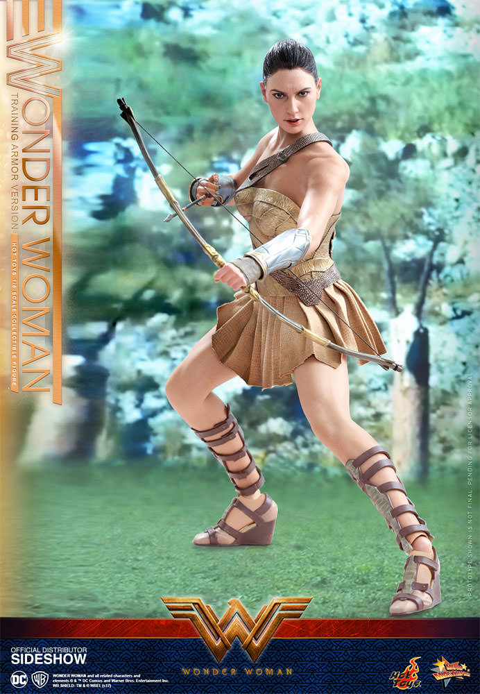 Hot Toys Wonder Woman Training Armor Version- Wonder Woman - Movie Masterpiece Series - Sixth Scale Figure - Collectors Row Inc.