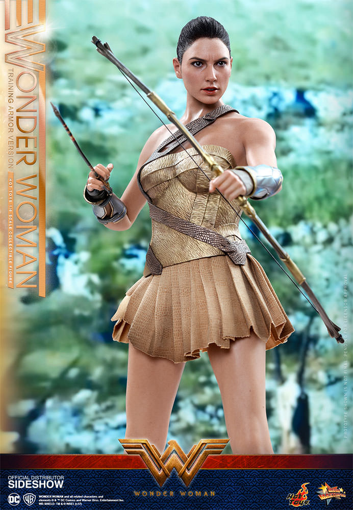 Hot Toys Wonder Woman Training Armor Version- Wonder Woman - Movie Masterpiece Series - Sixth Scale Figure - Collectors Row Inc.