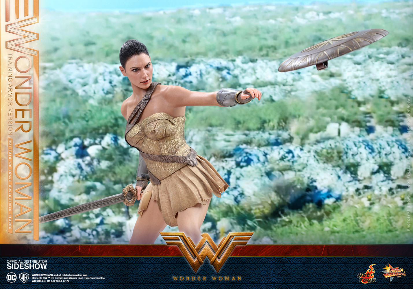 Hot Toys Wonder Woman Training Armor Version- Wonder Woman - Movie Masterpiece Series - Sixth Scale Figure - Collectors Row Inc.