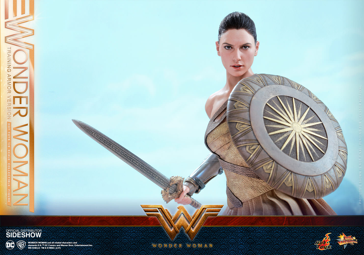 Hot Toys Wonder Woman Training Armor Version- Wonder Woman - Movie Masterpiece Series - Sixth Scale Figure - Collectors Row Inc.