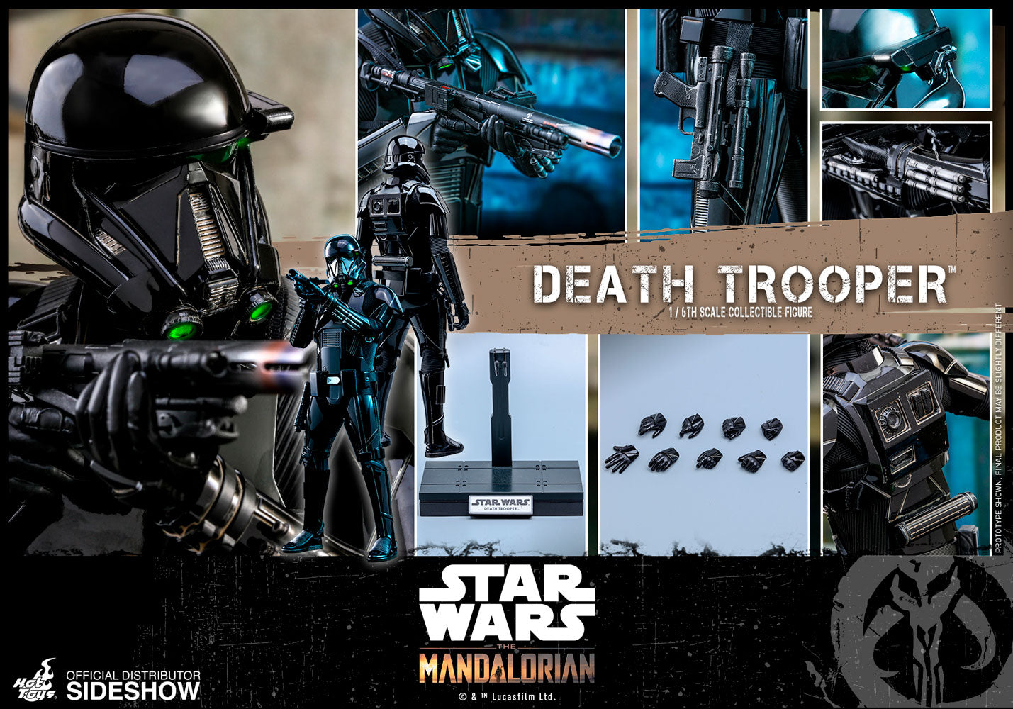 Star Wars The Mandalorian Death Trooper 1/6 Scale Figure