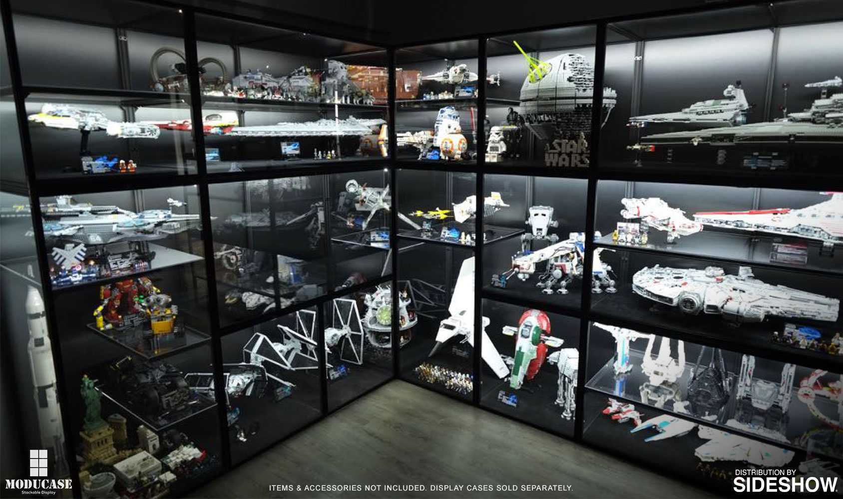 DF60 Display Case by Sideshow 904254 - Collectors Row Inc.