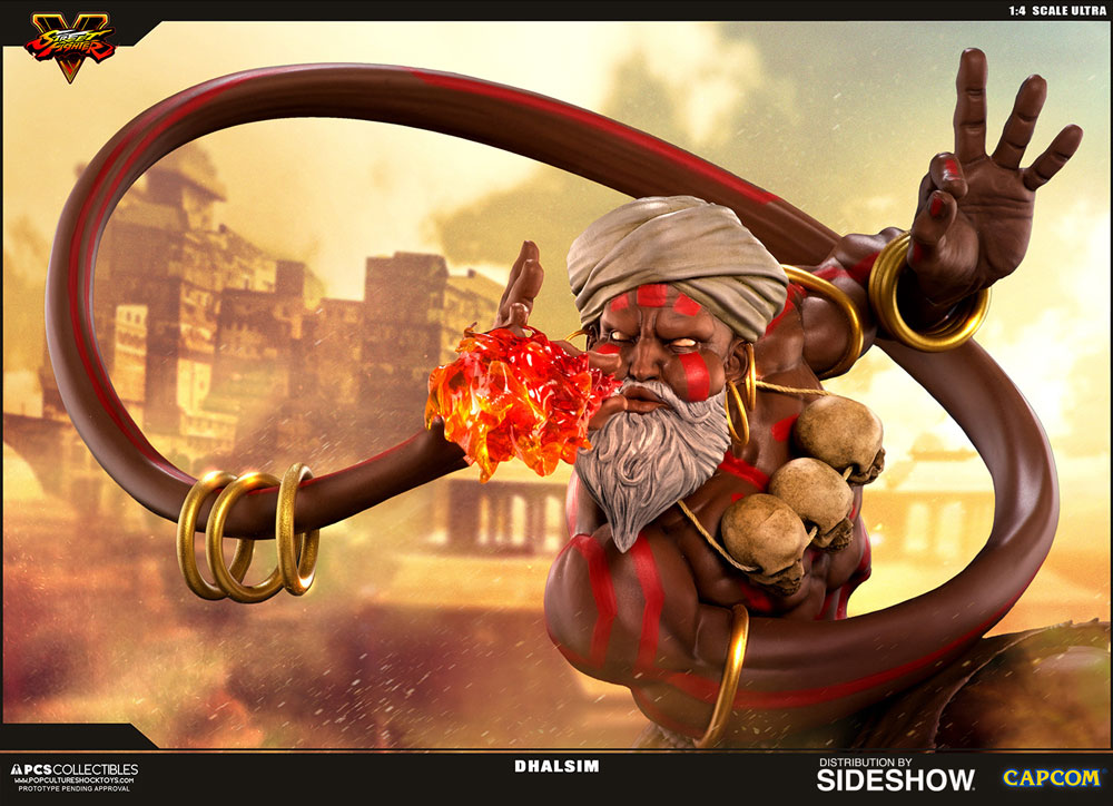 Dhalsim Street Fighter V Statue by PCS Pop Culture Shock - Collectors Row Inc.