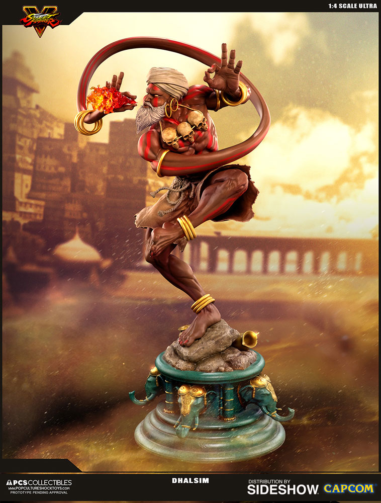 Dhalsim Street Fighter V Statue by PCS Pop Culture Shock - Collectors Row Inc.