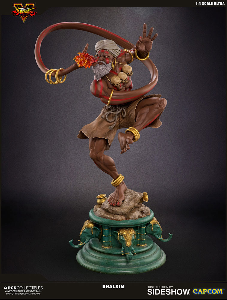 Dhalsim Street Fighter V Statue by PCS Pop Culture Shock - Collectors Row Inc.