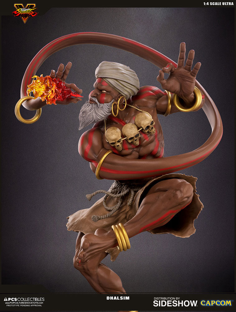 Dhalsim Street Fighter V Statue by PCS Pop Culture Shock - Collectors Row Inc.