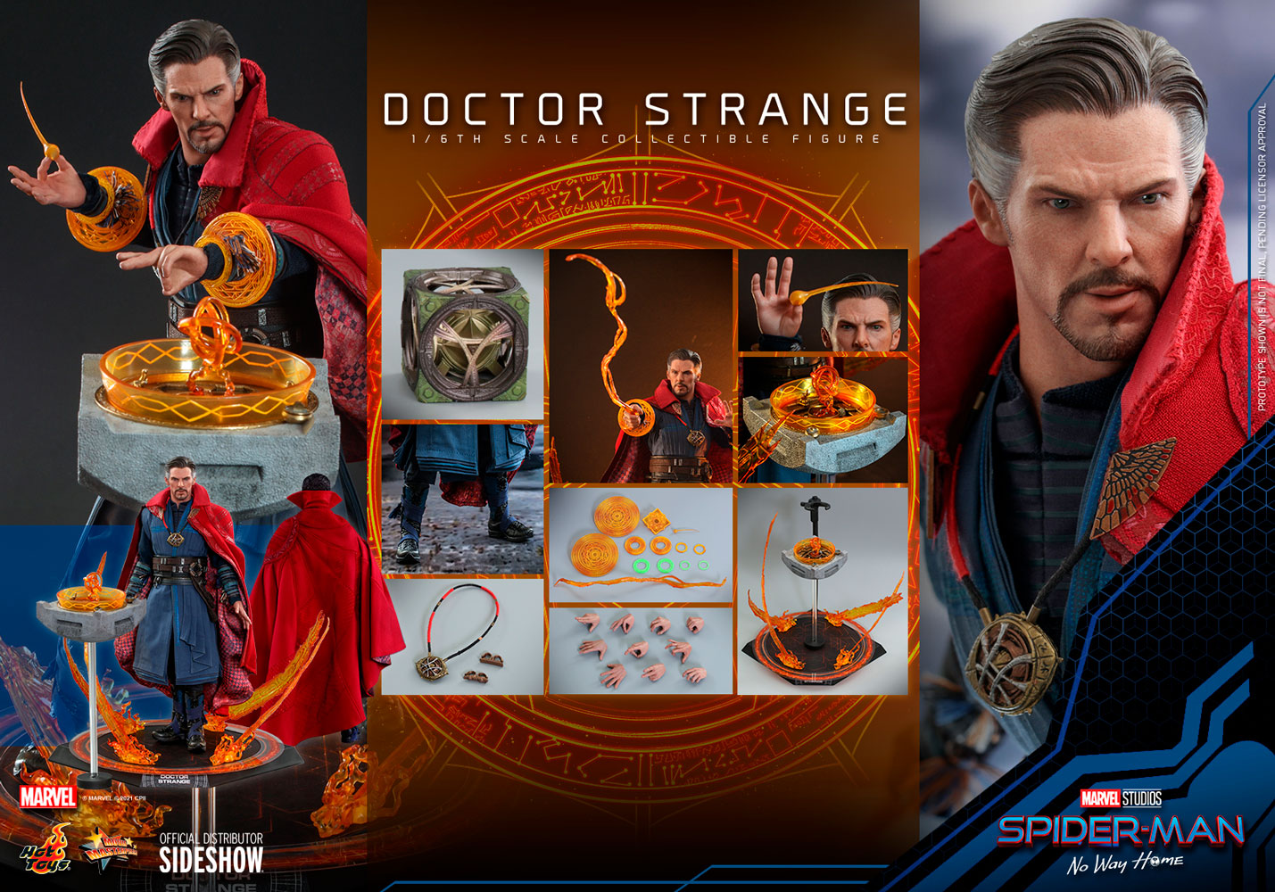 Doctor Strange Spider-Man: No Way Home Sixth Scale Figure