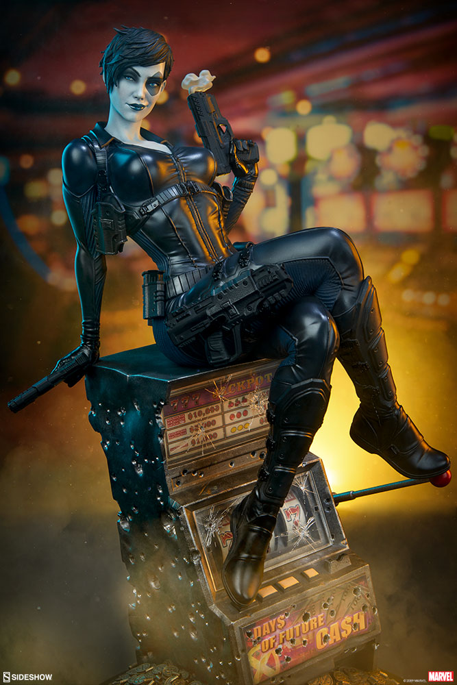 Domino Marvel X-Men Premium Format Figure by Sideshow - Collectors Row Inc.