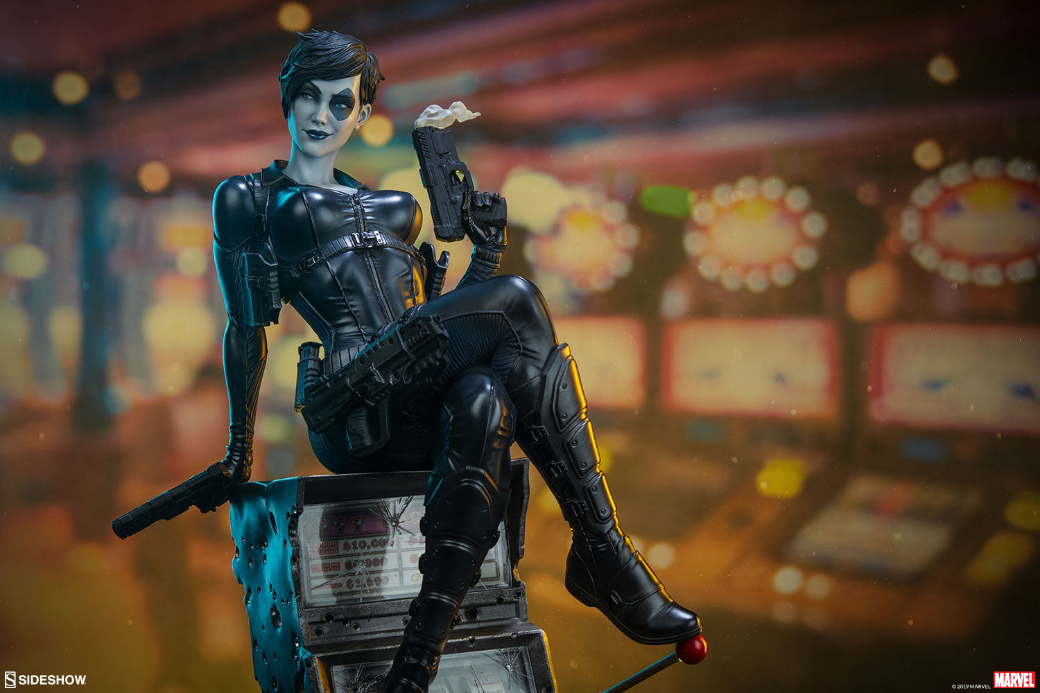 Domino Marvel X-Men Premium Format Figure by Sideshow - Collectors Row Inc.