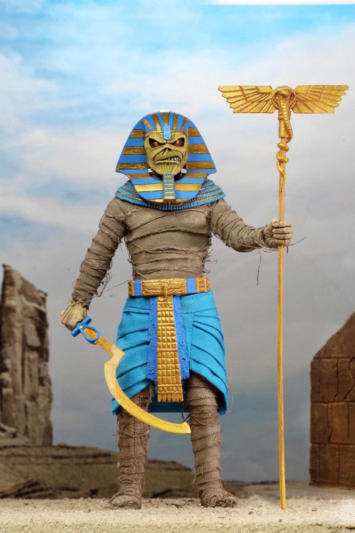 Iron Maiden - 8" Clothed Action Figure - Pharaoh Eddie
