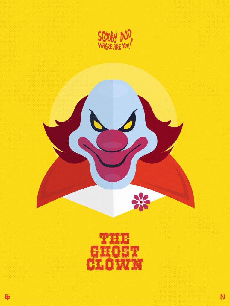 Scooby Doo The Ghost Clown Mask