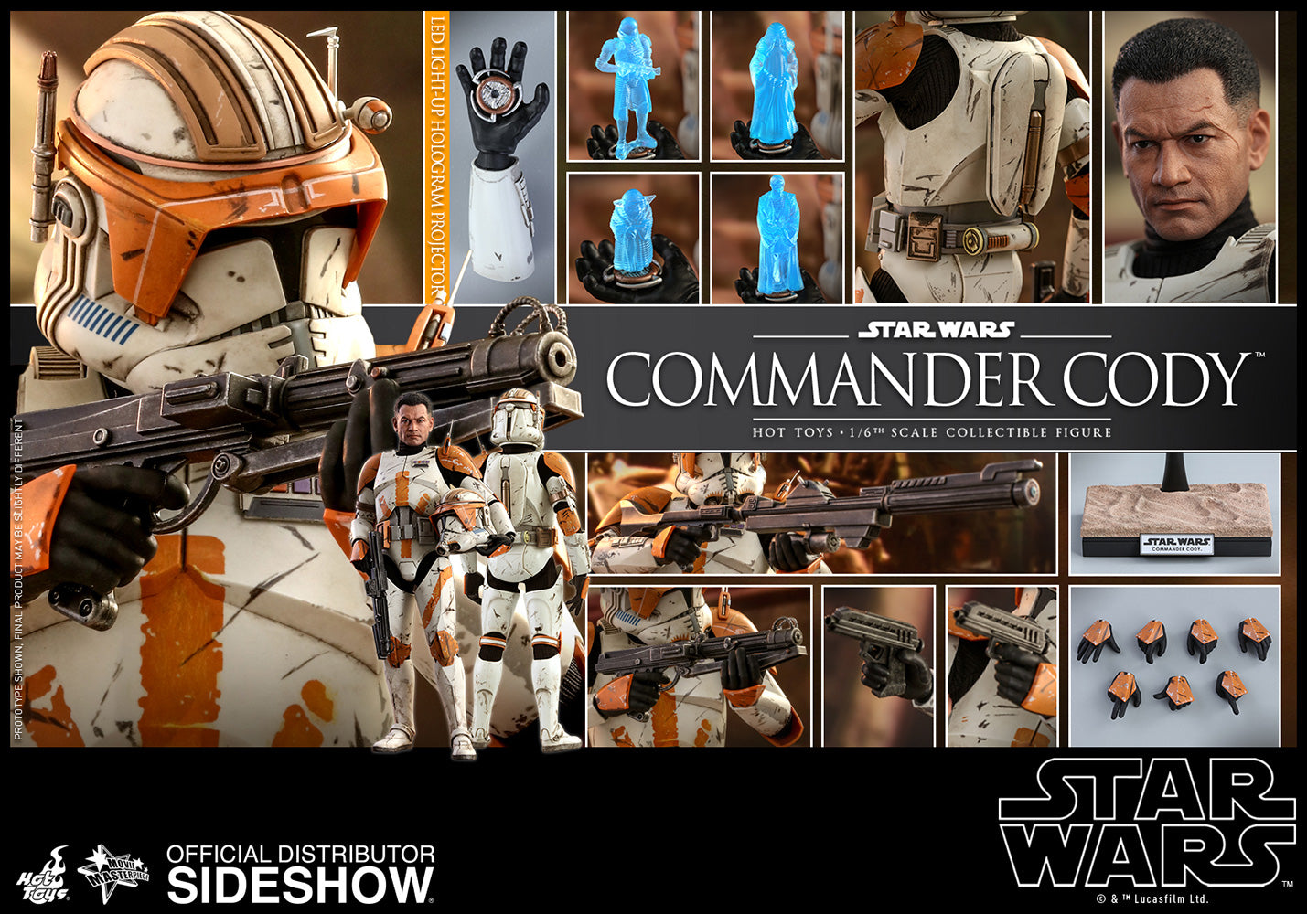 Clone Commander Cody Sixth Scale Figure