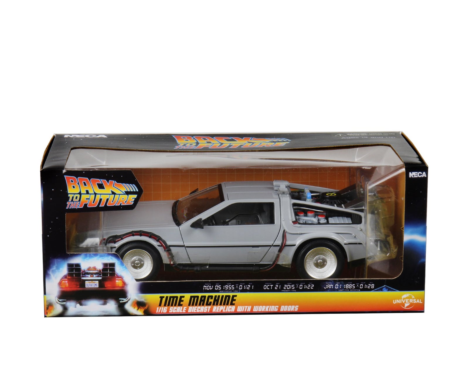 NECA - Back to the Future – 6" Diecast Vehicle – Time Machine