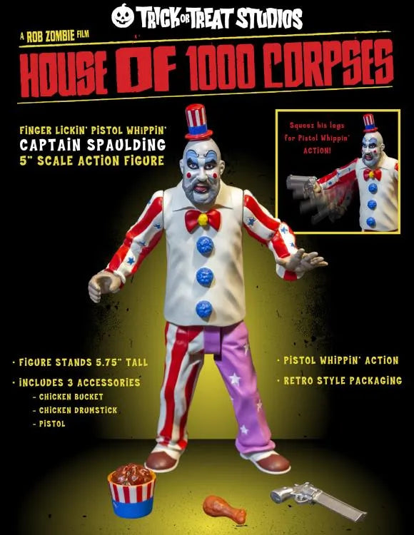 House of 1000 Corpses - Captain Spaulding 5 Inch Action Figure