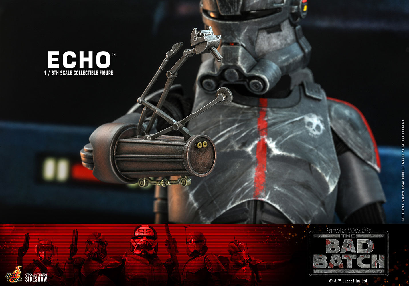 The Bad Batch Echo 1/6 Scale Figure
