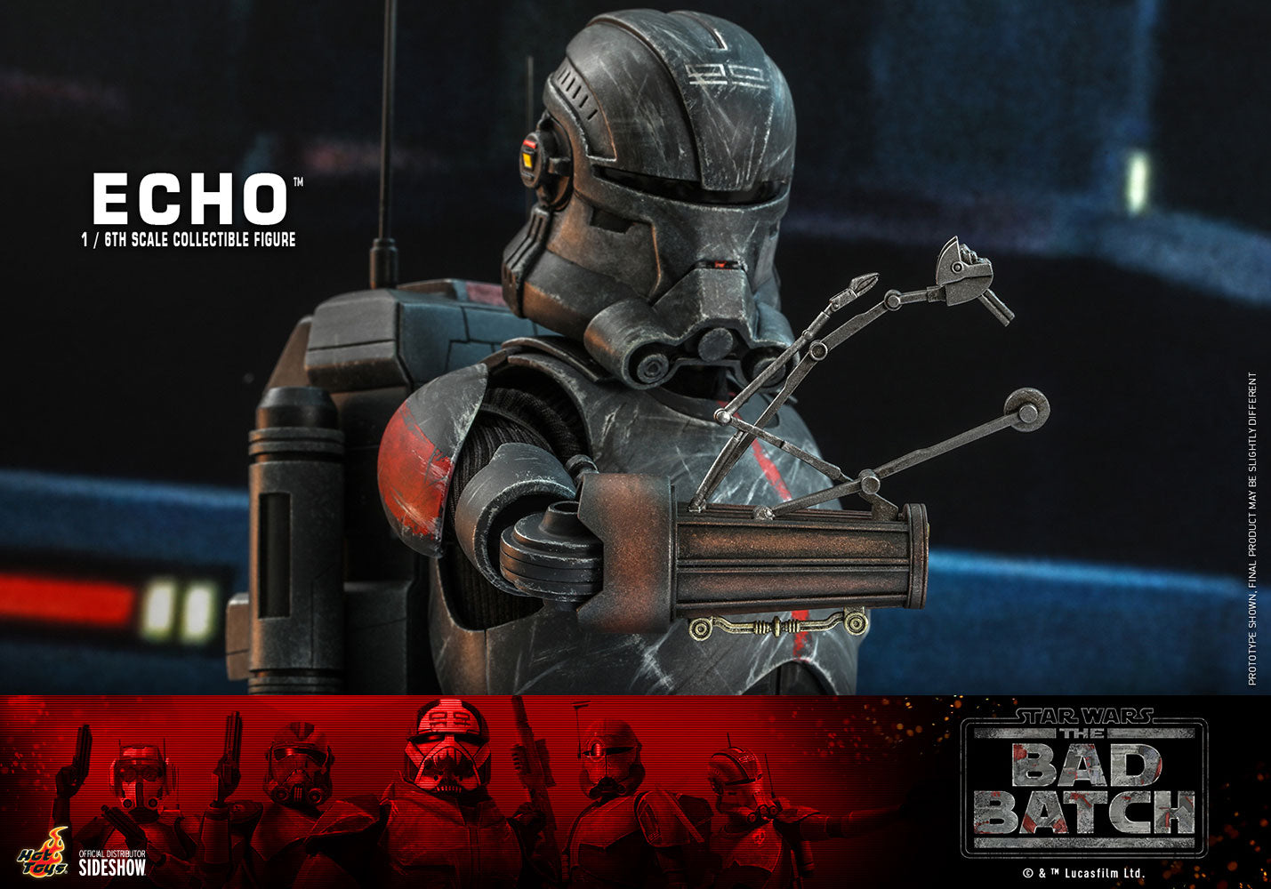 The Bad Batch Echo 1/6 Scale Figure