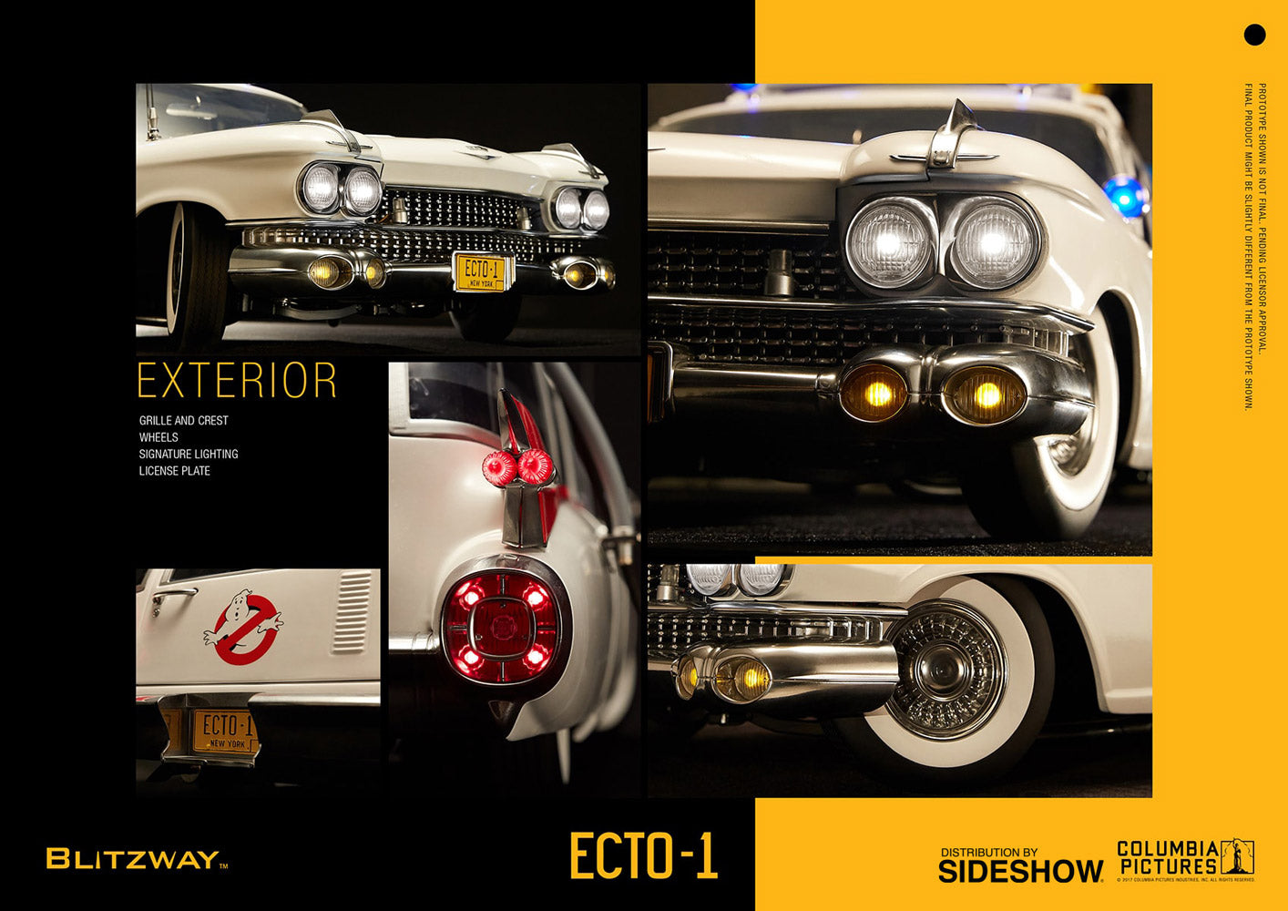 Ghostbusters 1984 Ecto-1 1/6 Scale Vehicle - Collectors Row Inc.
