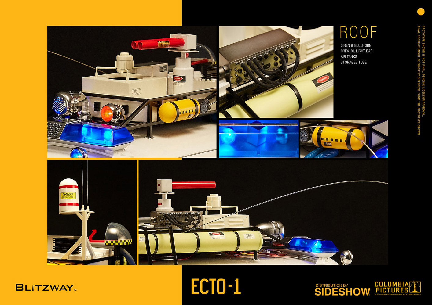 Ghostbusters 1984 Ecto-1 1/6 Scale Vehicle - Collectors Row Inc.
