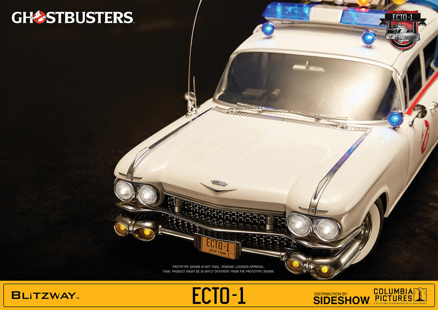 Ghostbusters 1984 Ecto-1 1/6 Scale Vehicle - Collectors Row Inc.