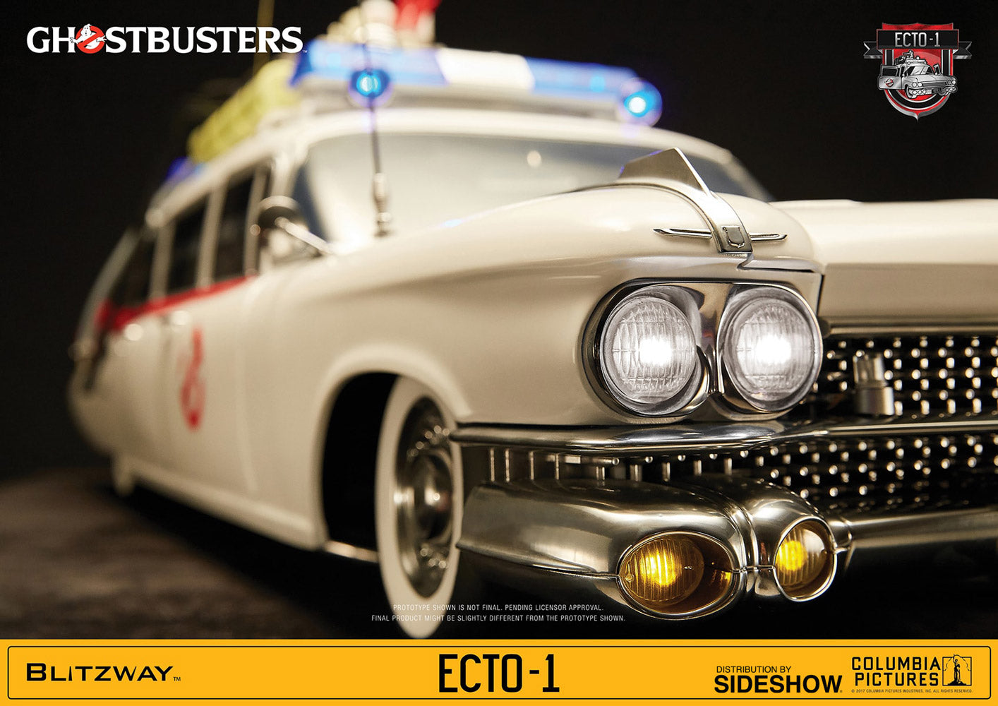 Ghostbusters 1984 Ecto-1 1/6 Scale Vehicle - Collectors Row Inc.