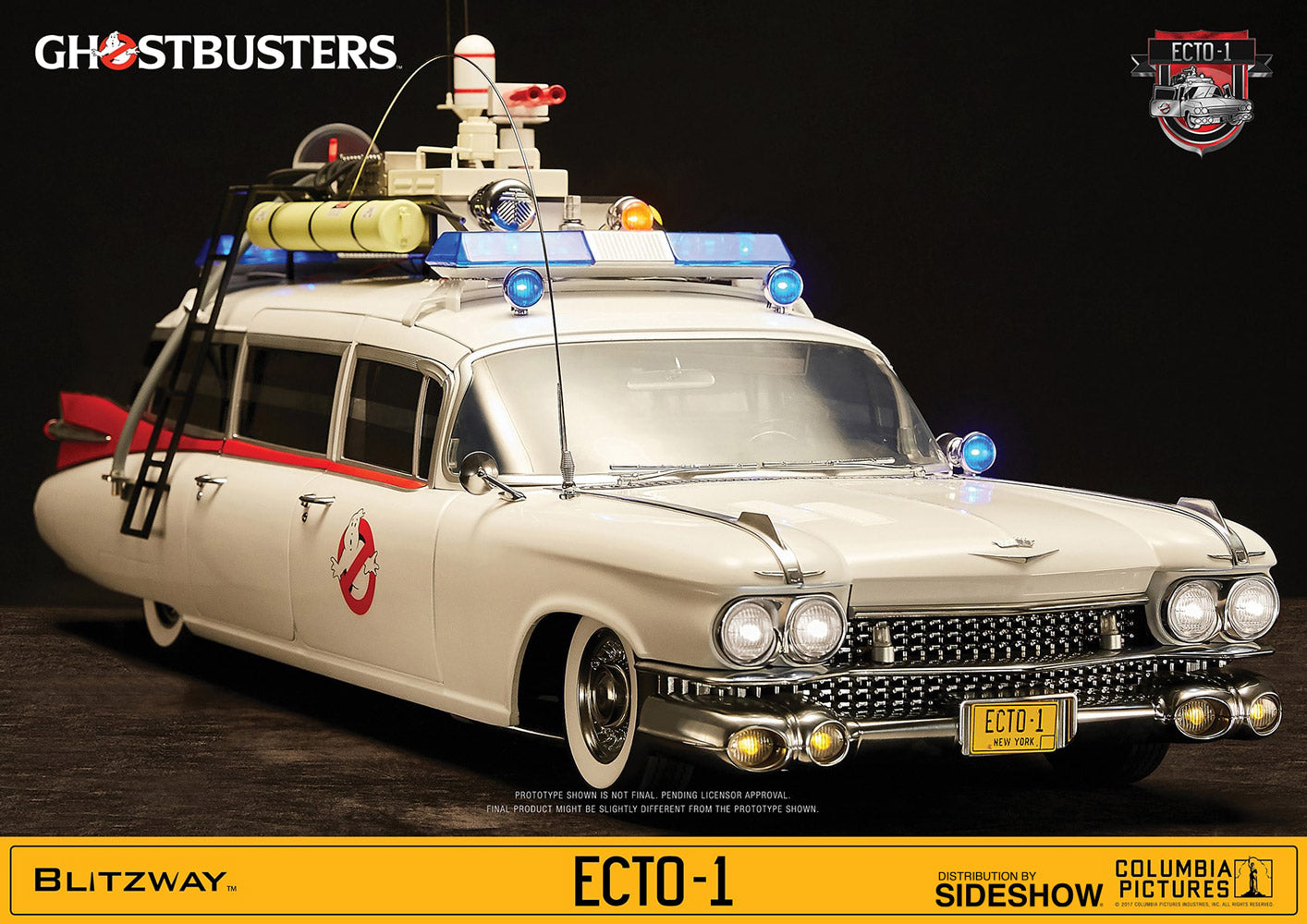 Ghostbusters 1984 Ecto-1 1/6 Scale Vehicle - Collectors Row Inc.