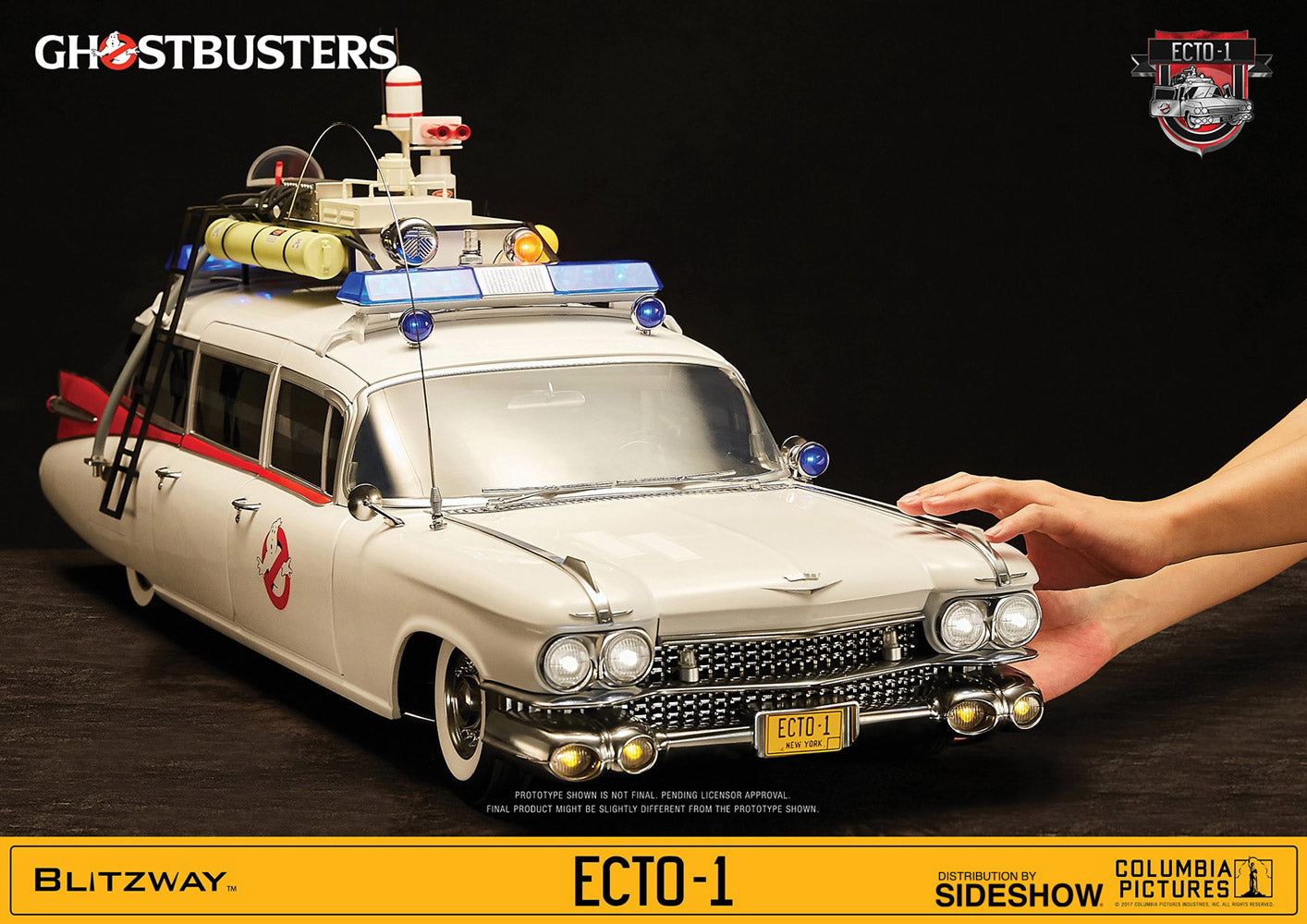 Ghostbusters 1984 Ecto-1 1/6 Scale Vehicle - Collectors Row Inc.