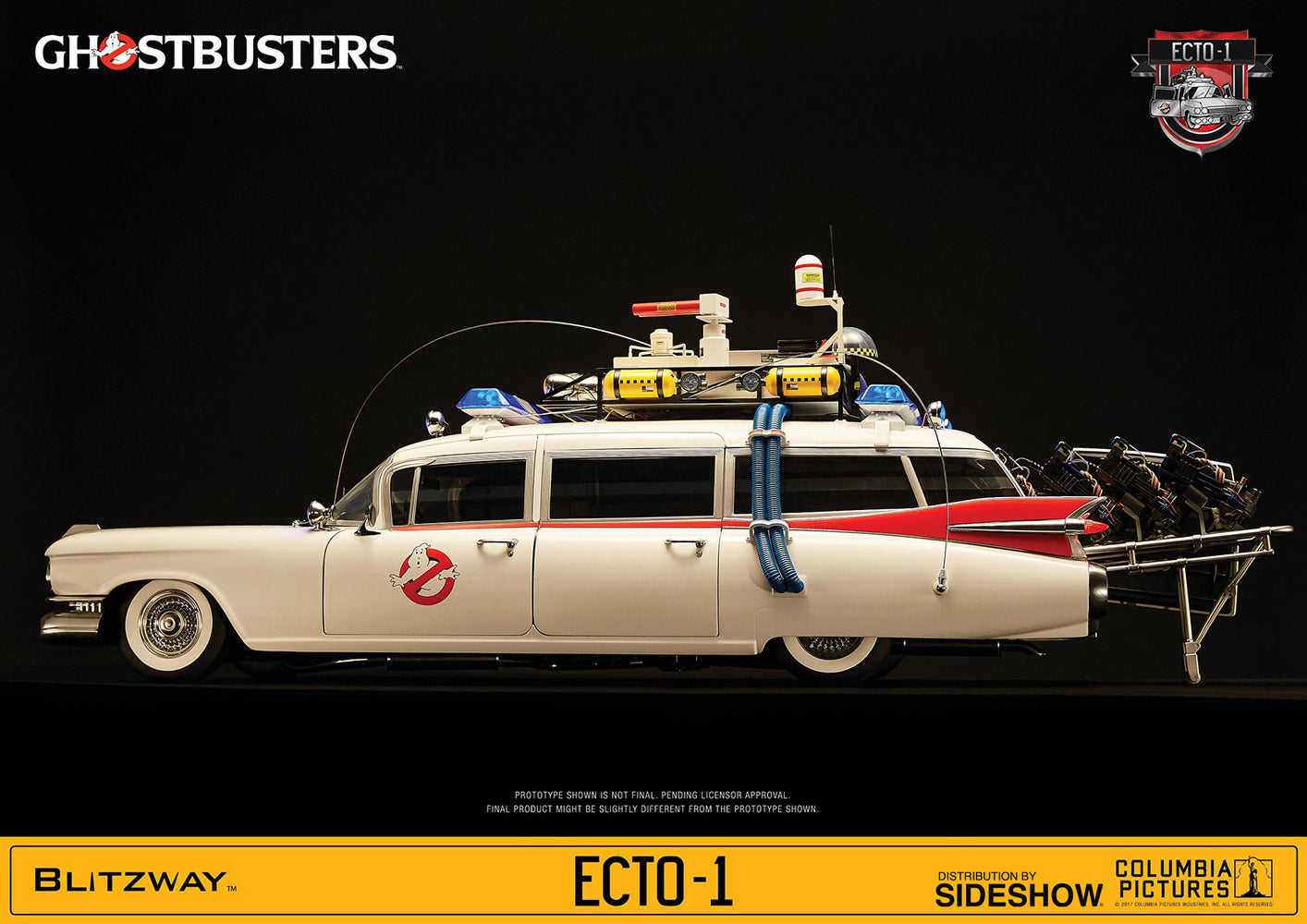 Ghostbusters 1984 Ecto-1 1/6 Scale Vehicle - Collectors Row Inc.