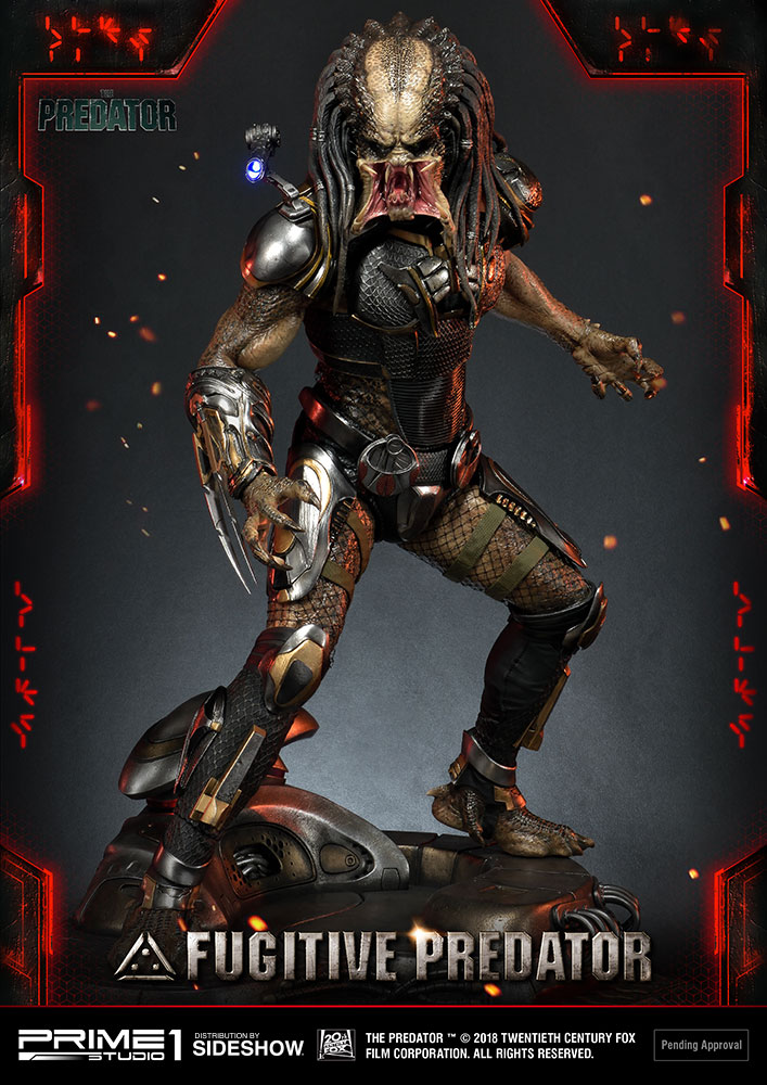 The Predator - Fugitive Predator Statue