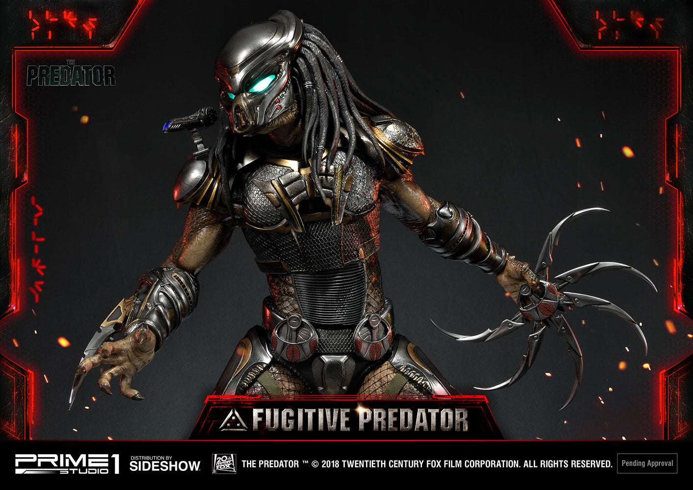 The Predator - Fugitive Predator Statue