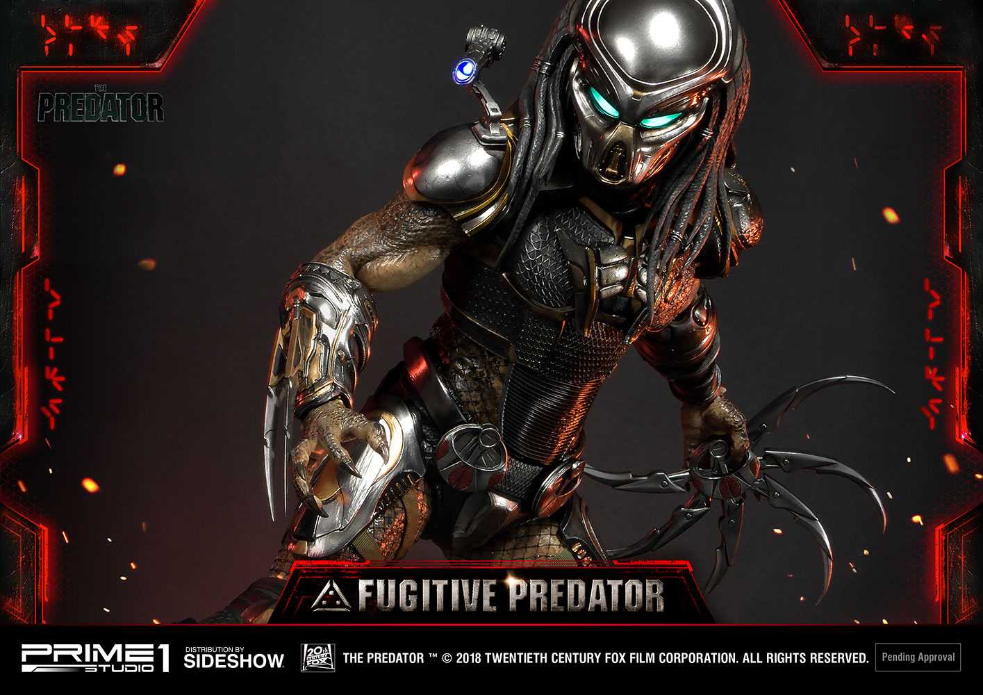 The Predator - Fugitive Predator Statue
