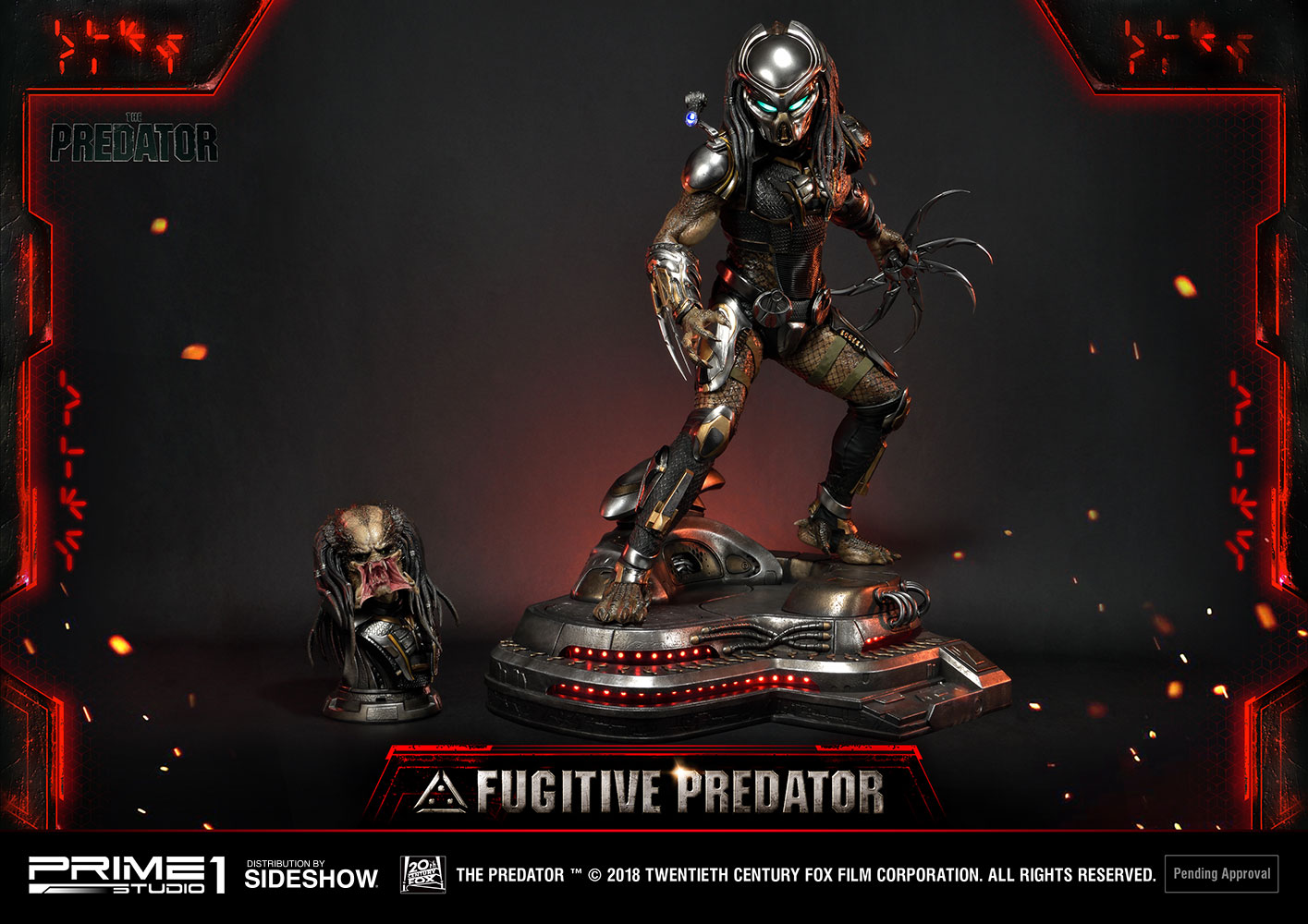 The Predator - Fugitive Predator Statue