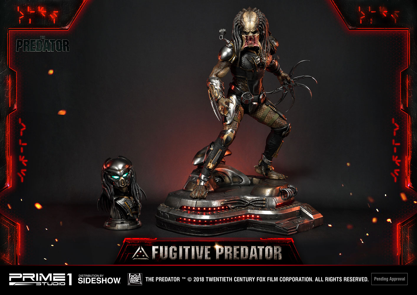 The Predator - Fugitive Predator Statue