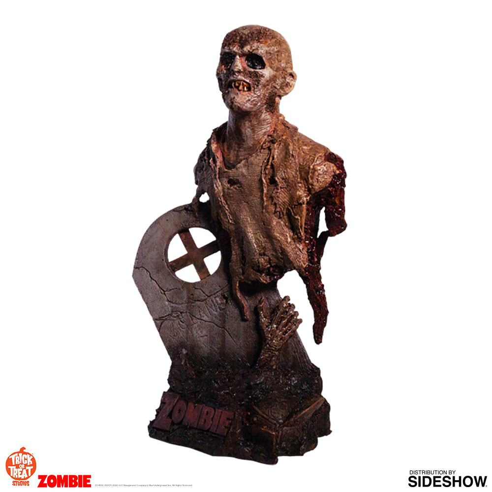Fulci Zombie Worm Zombie Poster Bust