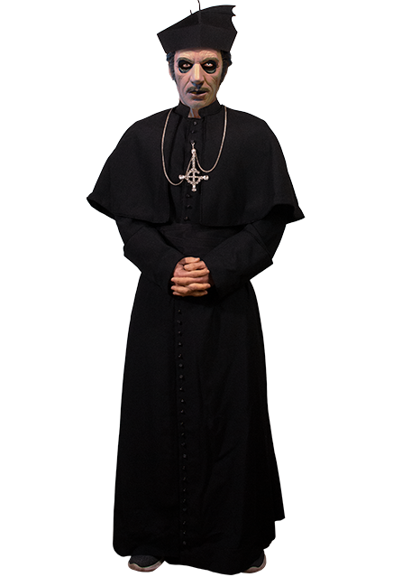 Ghost Nameless Ghouls Cardinal Copia Mask by Trick or Treat Studios - Collectors Row Inc.