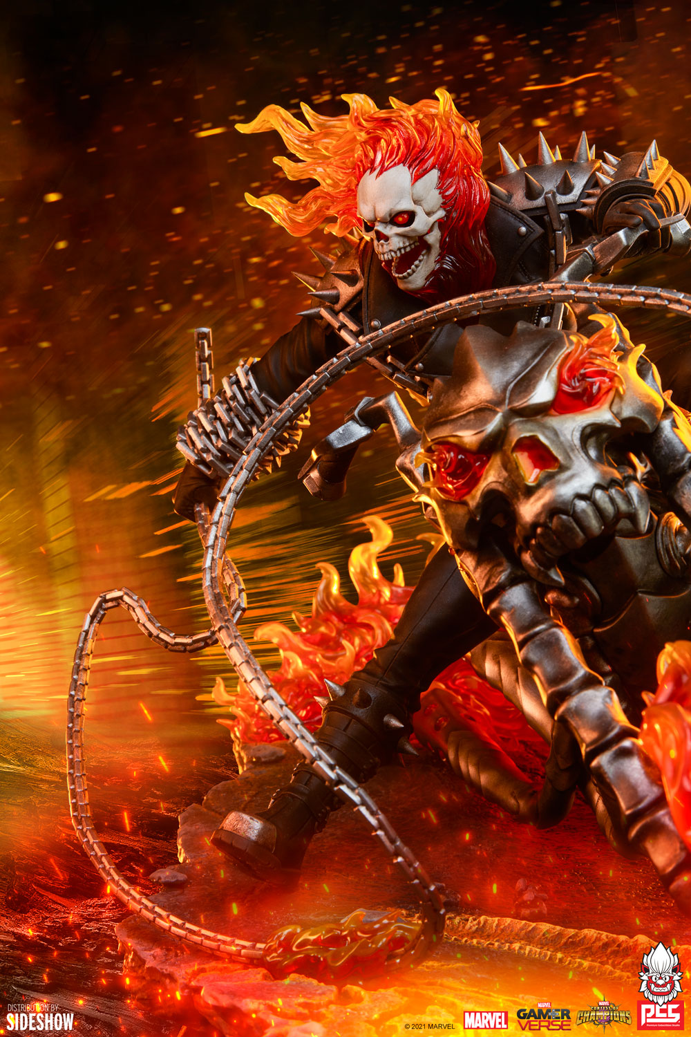 Marvel Ghost Rider Sixth Scale Diorama