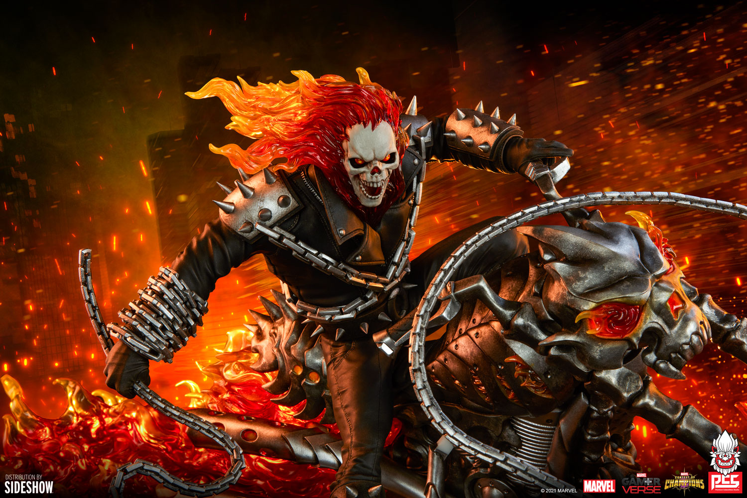 Marvel Ghost Rider Sixth Scale Diorama