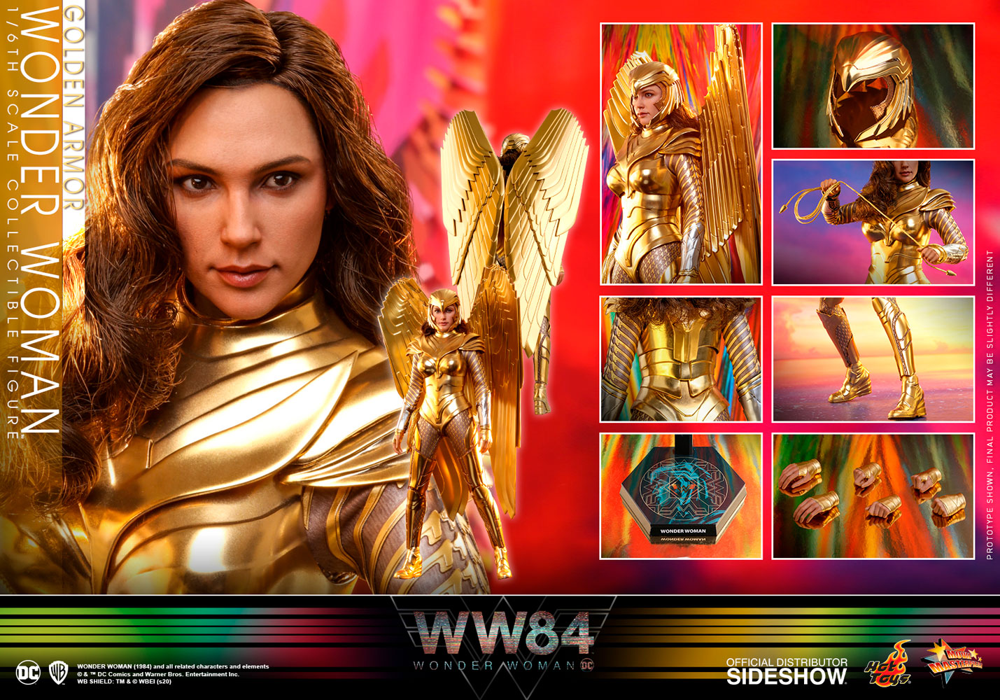 Wonder Woman Golden Armor Sixth Scale Figure - Collectors Row Inc.