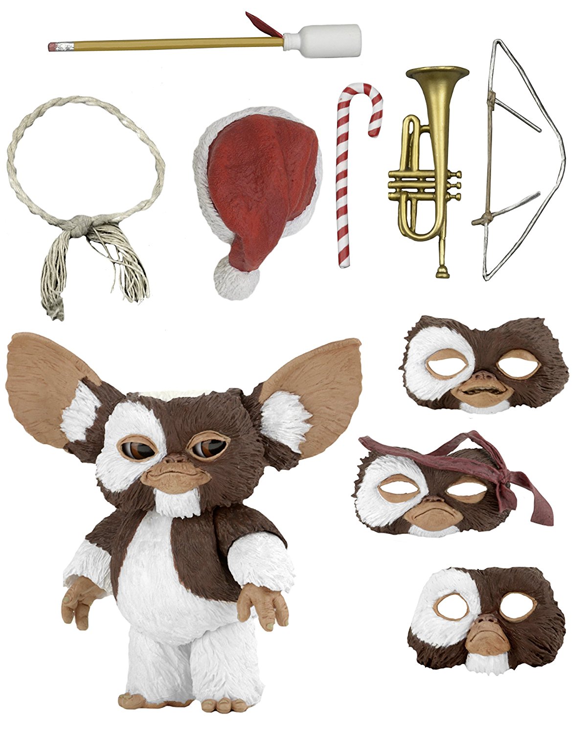 NECA Gremlins Ultimate Gizmo Scale Action Figure, 7", Multicolor - Collectors Row Inc.
