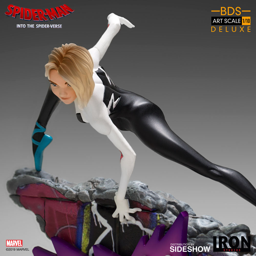 Into the Spiderverse Gwen Stacy Spider-Gwen 1/10th Scale Statue - Collectors Row Inc.