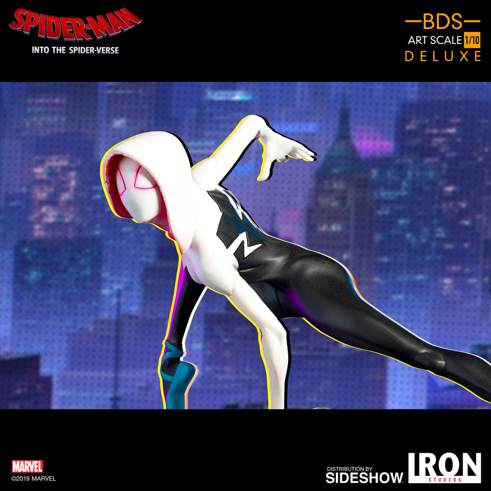 Into the Spiderverse Gwen Stacy Spider-Gwen 1/10th Scale Statue - Collectors Row Inc.